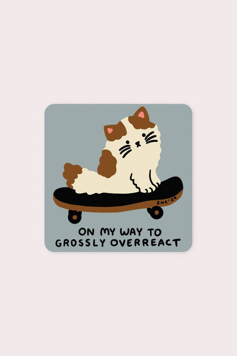 Overreact Sticker