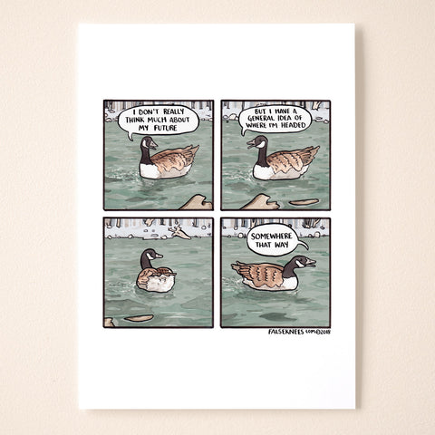 Somewhere That Way Comic Print