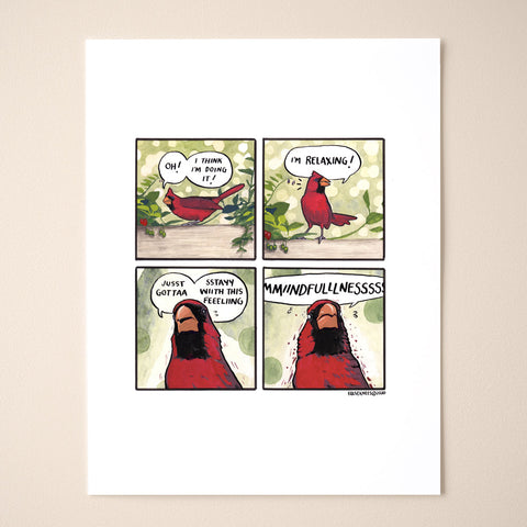 I'm Relaxing Comic Print