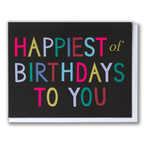Happiest of Birthdays Card