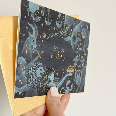 Zodiac Birthday Card