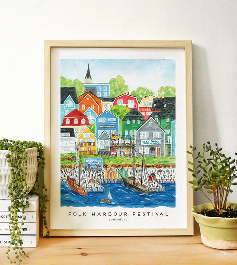 Lunenburg's Folk Harbour Festival Print