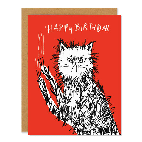 Scratchy Birthday Card
