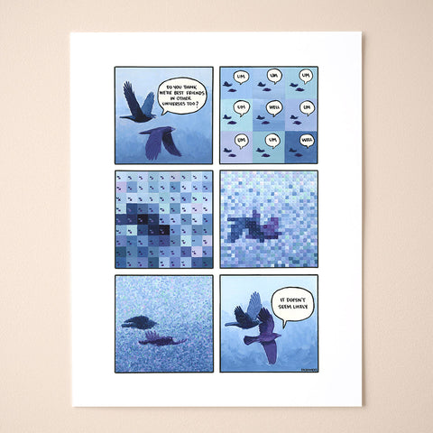 Improbable Compatibility Comic Print
