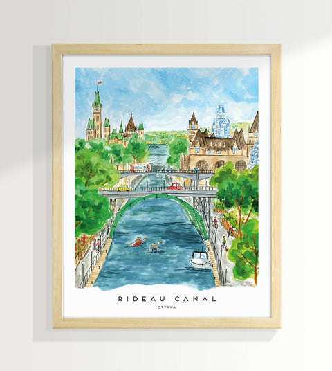 Ottawa's Rideau Canal Summer Print