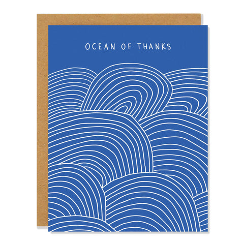 Ocean of Thanks Card