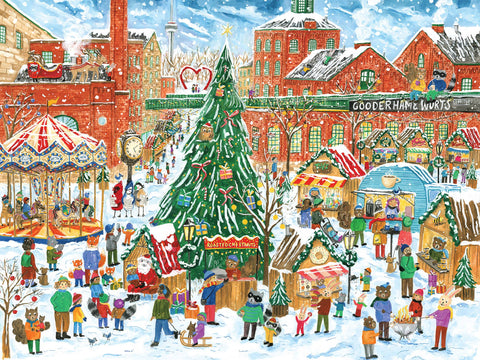 Toronto Distillery Holiday 500-Piece Puzzle