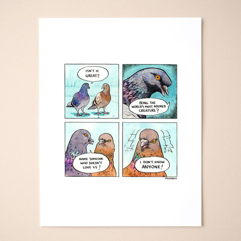 Columba Oblivia Comic Print