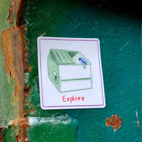 Explore Sticker