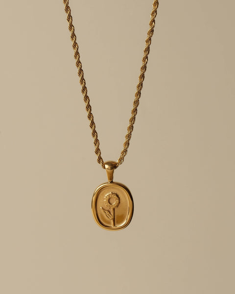 Mia Sunflower Icon Necklace