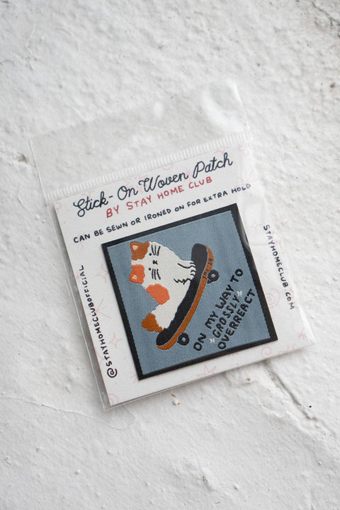 Overreact Woven Sticky Patch