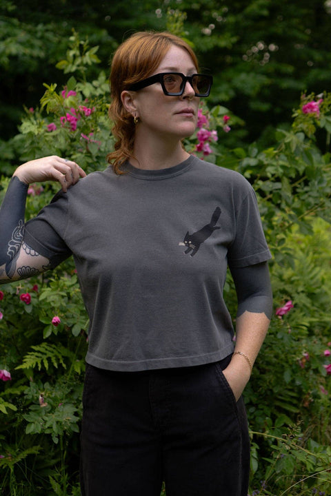 Lose My Shit Cat Boxy Tee