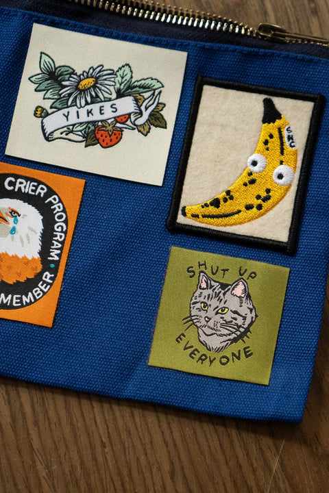 Shut Up Everyone Woven Sticky Patch