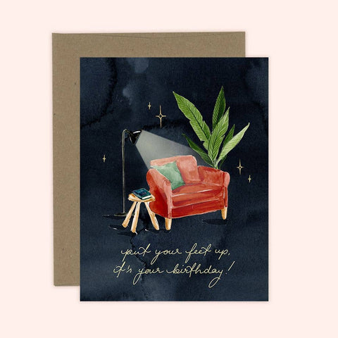 Put Your Feet Up Card