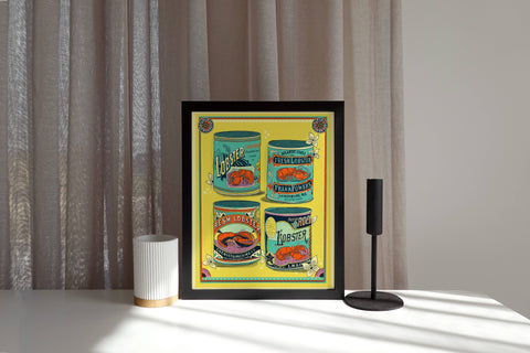Vintage Nova Scotia Lobster Tins