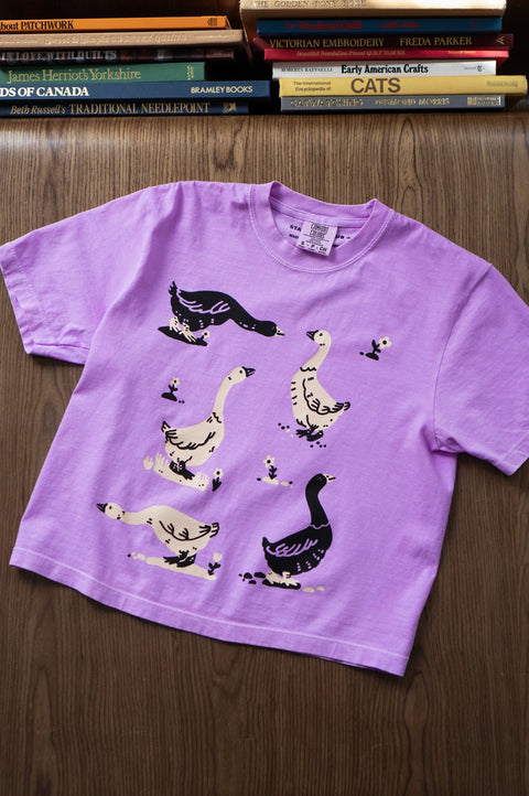 Goose Morning Boxy Tee