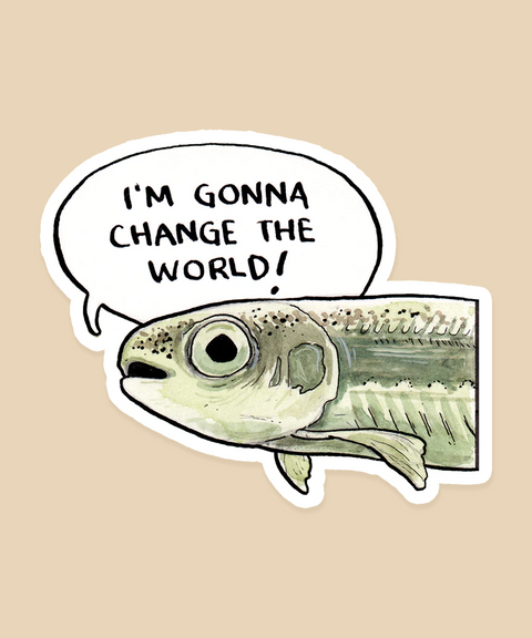 I'm Gonna Change The World Sticker