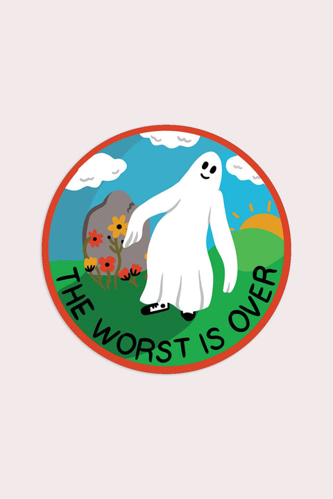 The Worst is Over Sticker
