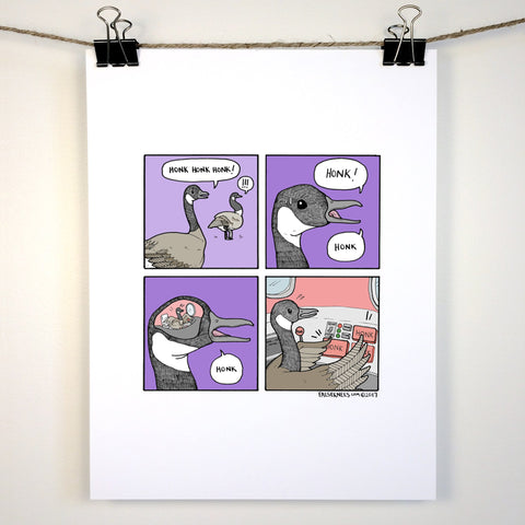 Honk Honk Comic Print