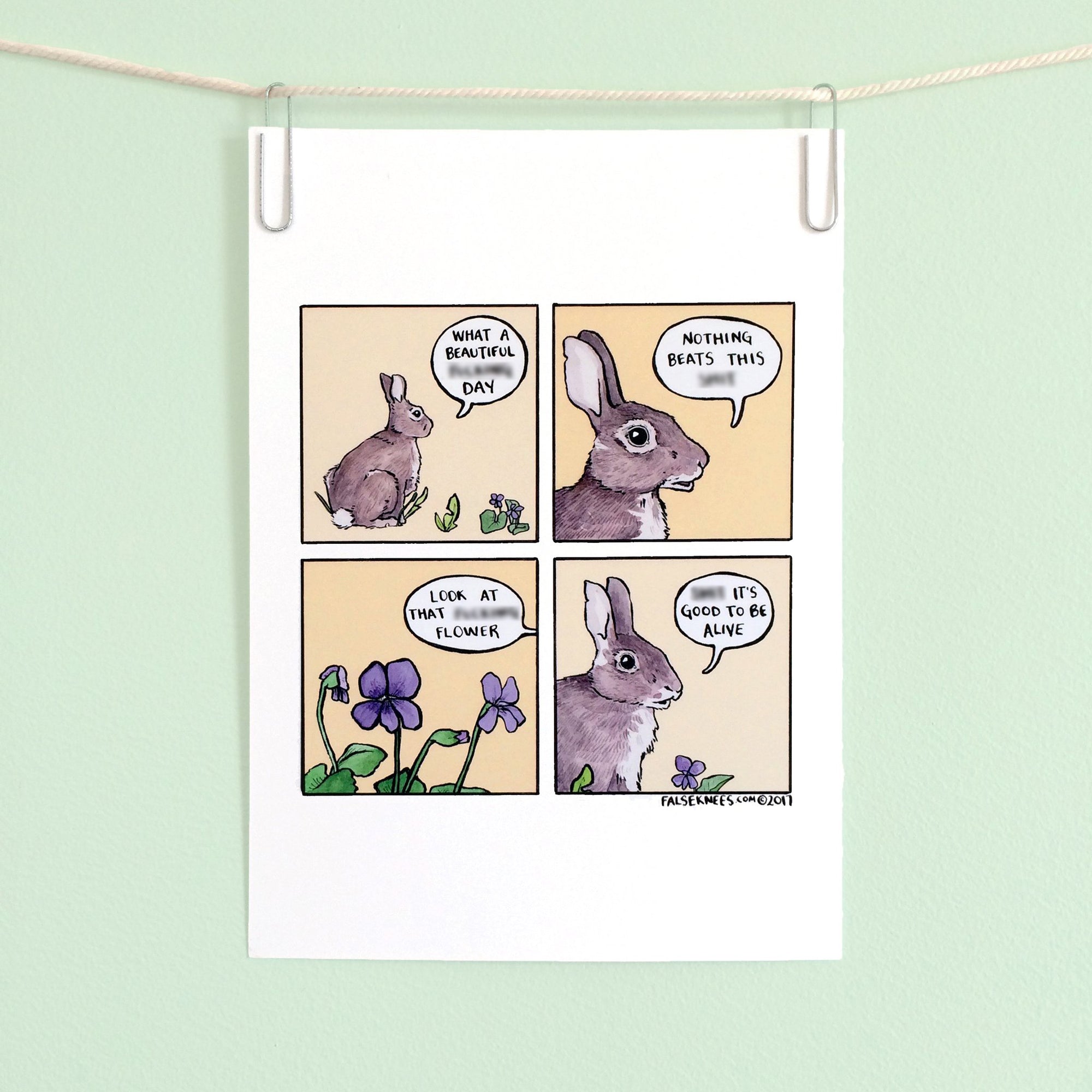 Sh*t It's Good To Be Alive Comic Print