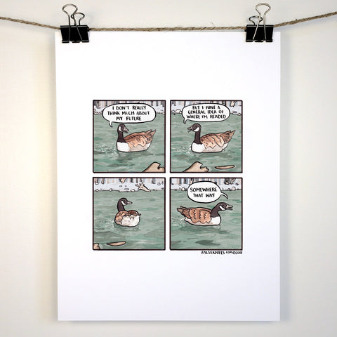 Somewhere That Way Comic Print