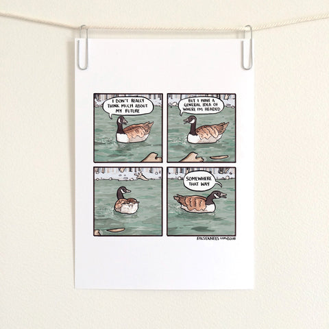 Somewhere That Way Comic Print