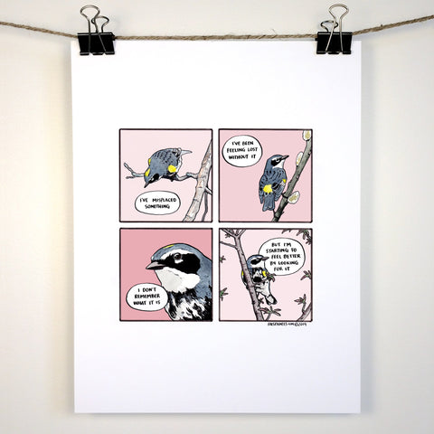 Misplaced Comic Print