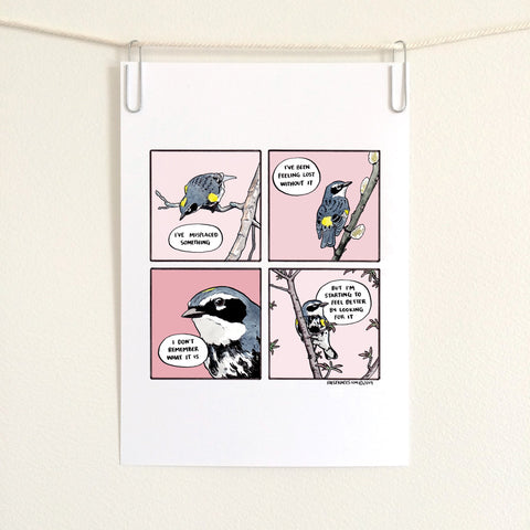 Misplaced Comic Print