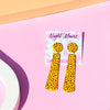 Exclamation Dalmatian Earrings - Mustard
