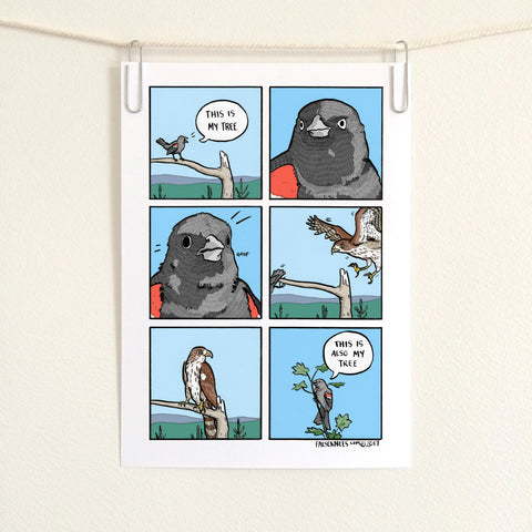 This Is My Tree Comic Print