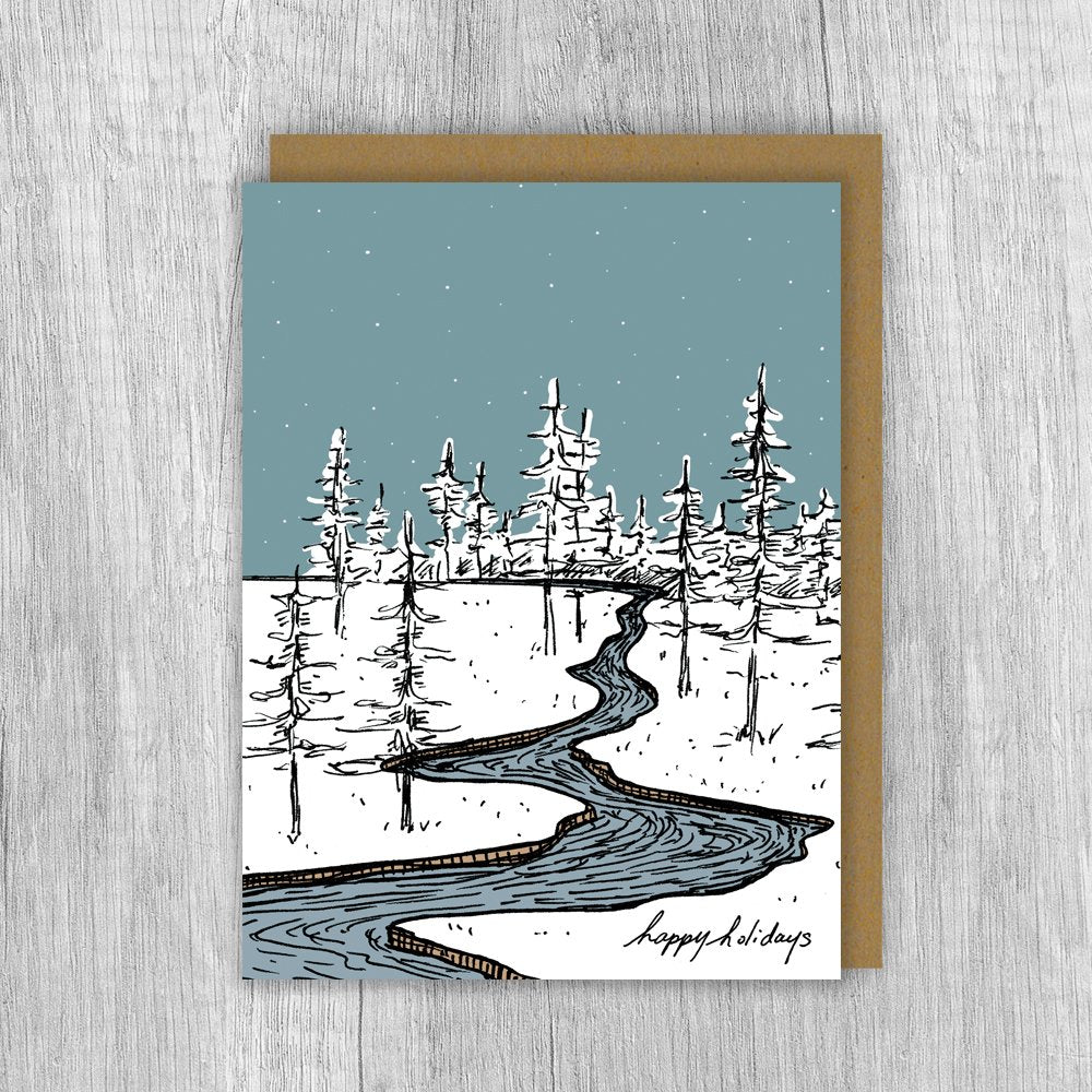 River Trees Card