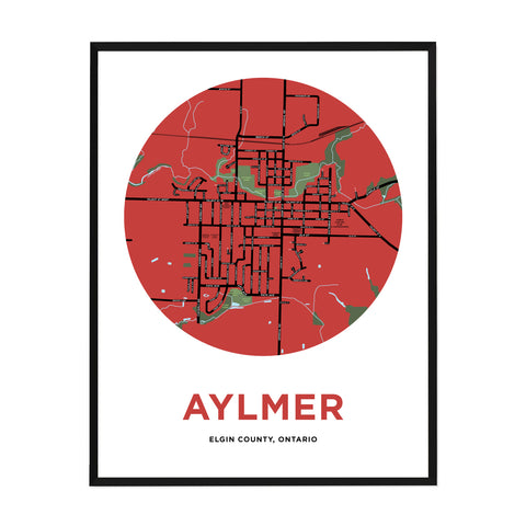 Aylmer Map Print