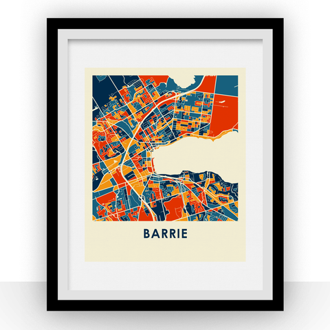 Barrie Map Print