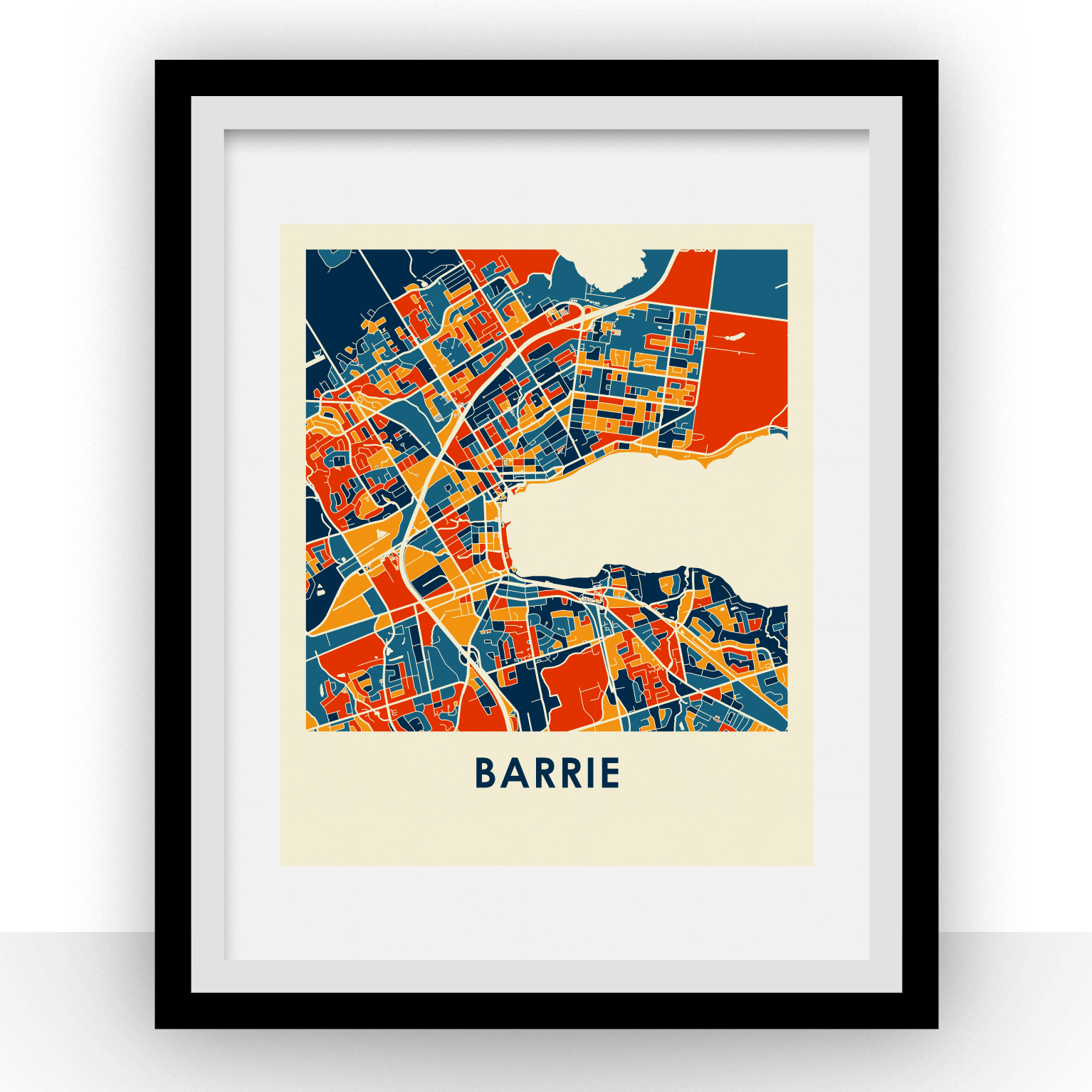 Barrie Map Print