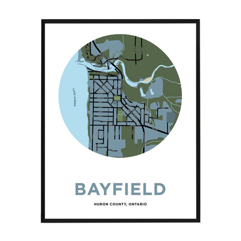 Bayfield Map Print