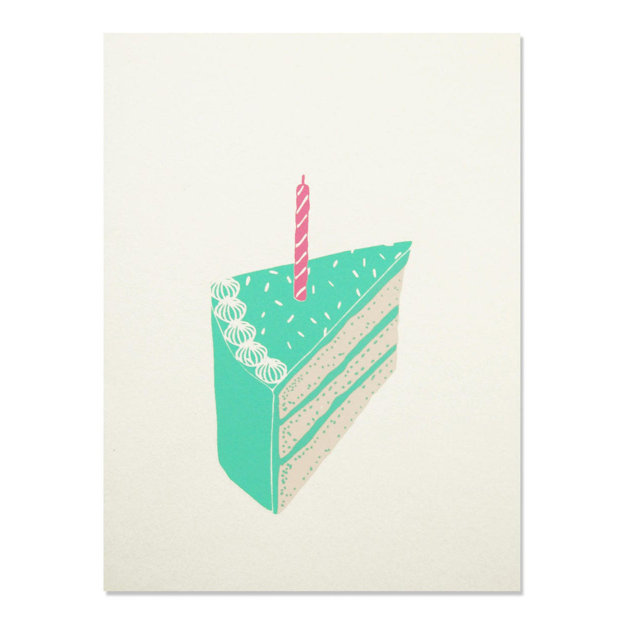 Birthday Cake Slice Card