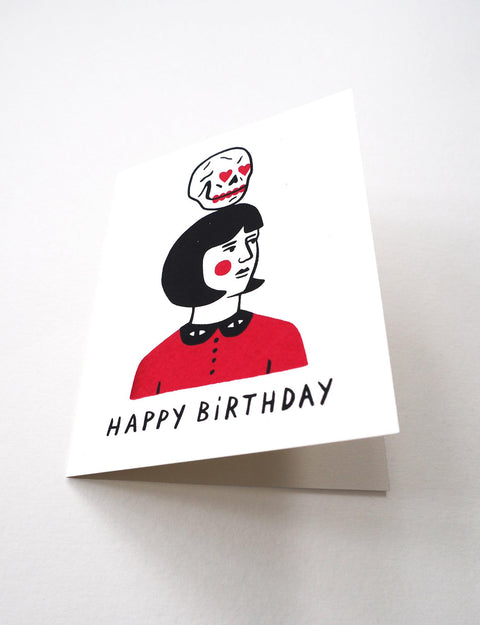 Love Skull Birthday Card