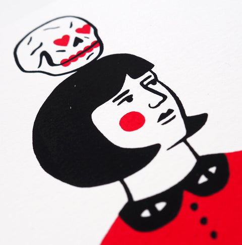 Love Skull Birthday Card