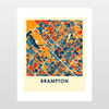 Brampton Map Print
