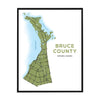 Bruce County Map Print