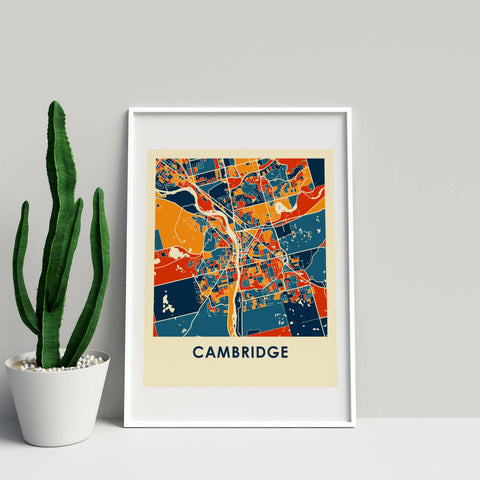 Cambridge Map Print