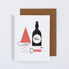 Beer and Party Hat Card