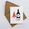 Beer and Party Hat Card