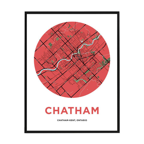 Chatham Map Print