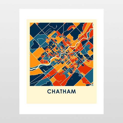 Chatham Map Print
