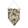 soft flirt x Spruce Moose Banner - Home on Citrus Floral - Light