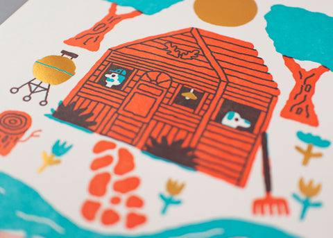 The Log Cabin by Benoit Tardif