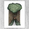 Find Me In The Woods Print