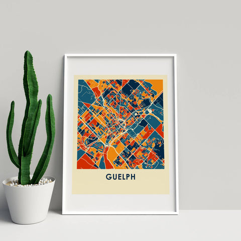 Guelph Map Print