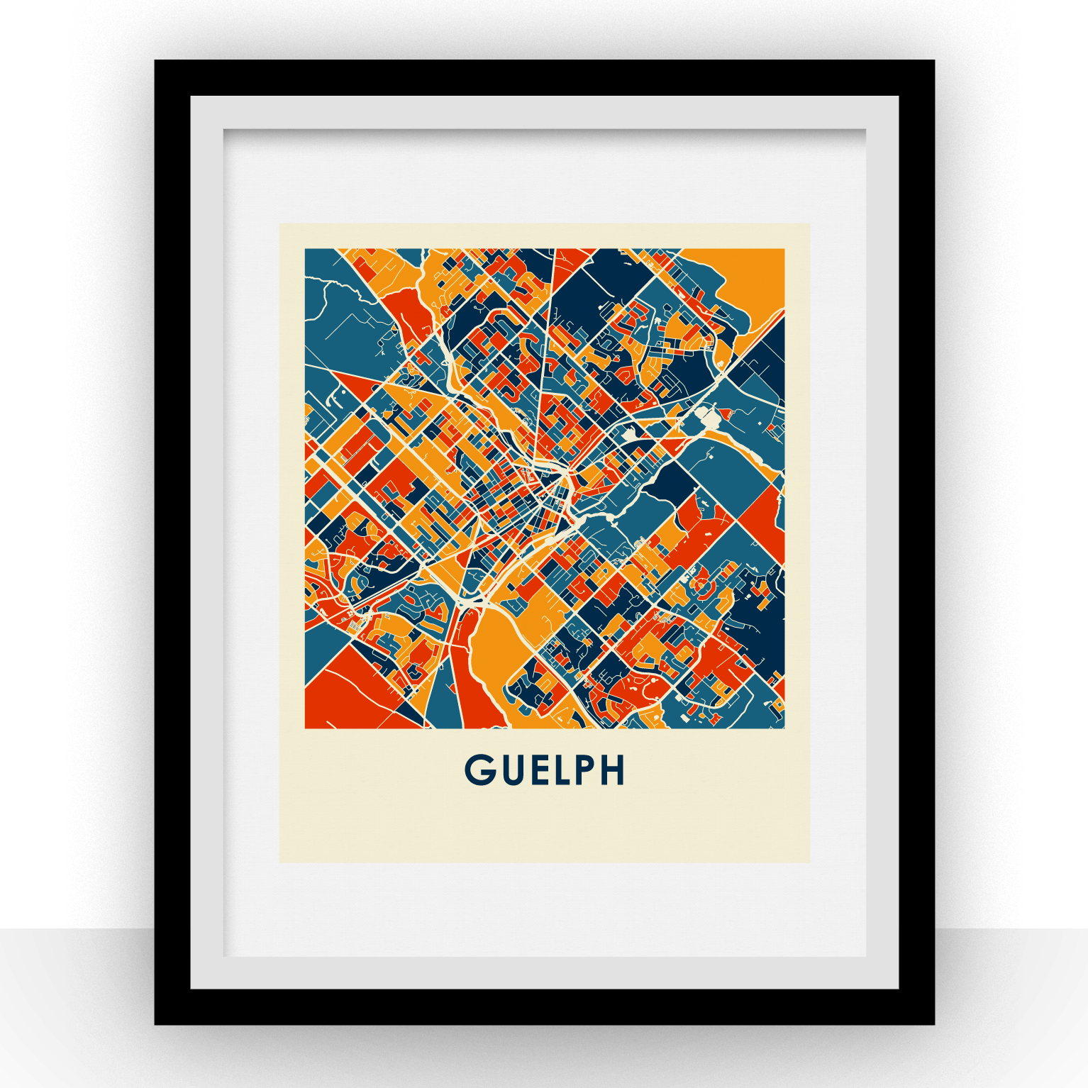 Guelph Map Print